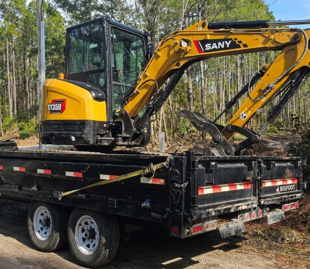 Excavation and land preparation work