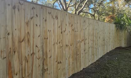 Wood Fencing Installation